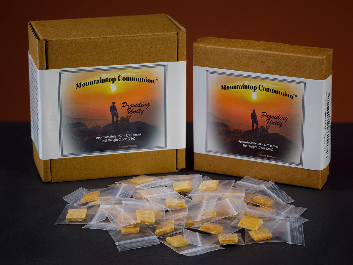 Individually Wrapped Gluten-Free Communion Bread (150 Count)