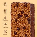 Mezcla Puff-Crispy Plant Based Protein Bars - Peanut Butter Chocolate - Healthy Snacks for Adults & Kids - Perfect School, Travel, & Office Snacks