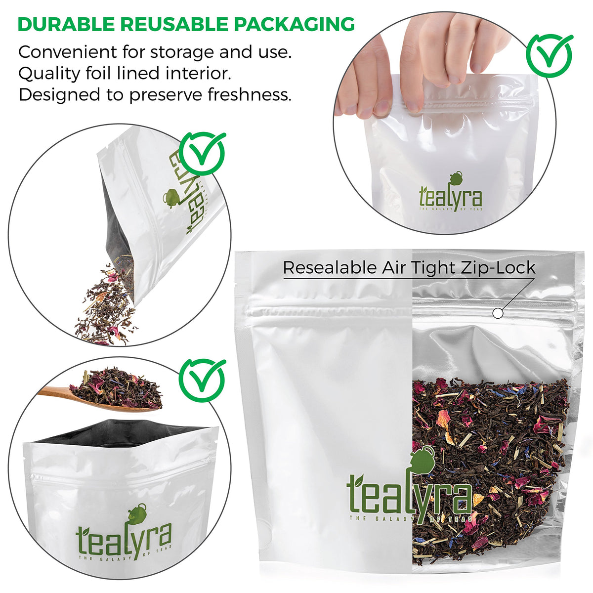 Tealyra - Milady Grey - Delightful Black Loose Leaf Tea - Rose Petals and Lemongrass with Orange - Medium Caffeine - Blend - All Natural - 220g