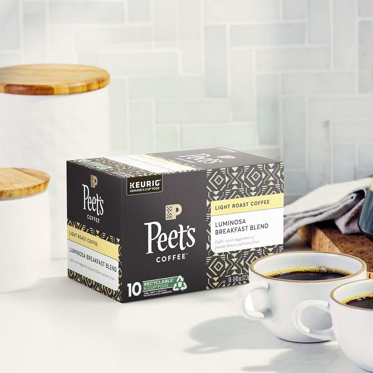 Peet's Coffee K-Cup Pack Colombia Luminosa, 10ct