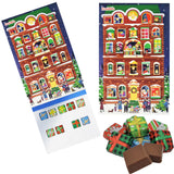 Fruidles Christmas Chocolate Advent Calendar, Christmas By The Creek, 24 Pieces (Pack of 8)