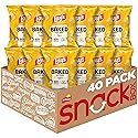 Baked Lay’s Potato Chips, Original, 0.875 oz Bags, (40 Pack), 50% Less Fat, Gluten Free, No Artificial Flavors, No Colors from Artificial Sources