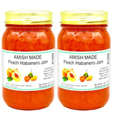 Amish Jam - Two 16 Oz Jars (Peach Habanero)