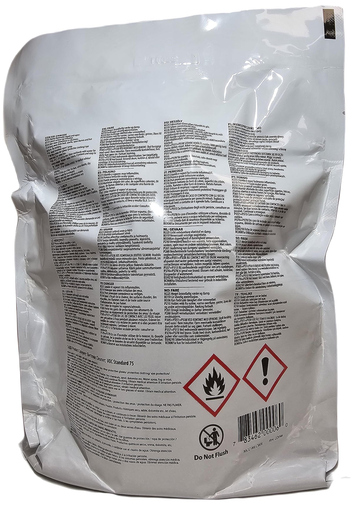 Micro Care MCC-MLCWR Refill for MCC-MLCW Multi-Clean Wipes, 100/Pkg by Micro Care