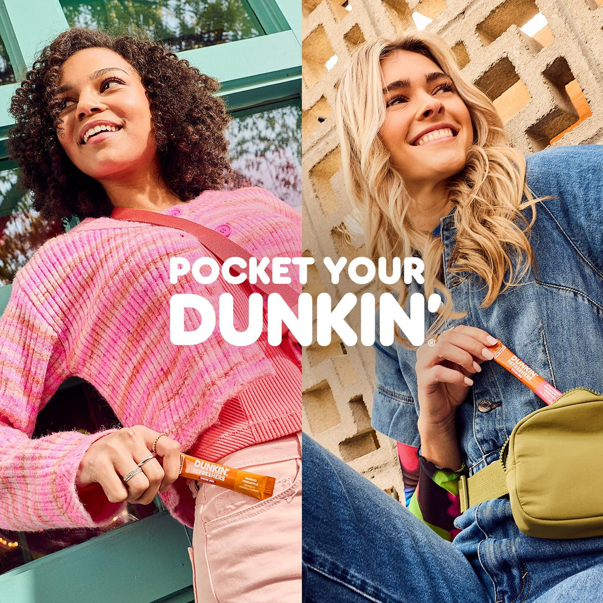 Singles To Go! Dunkin' Refreshers, Mango Pineapple, 10 Count