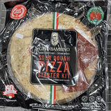 Gino Bambino Sourdough Pizza Starter Kit, Hand Stretched Stone Baked, 3 Crusts with Sauce, 45.72 oz