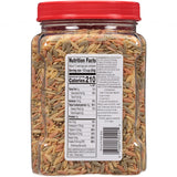 RiceSelect Tri-Color Orzo Pasta, Non-GMO, 26.5 oz (Pack of 4 Jars)