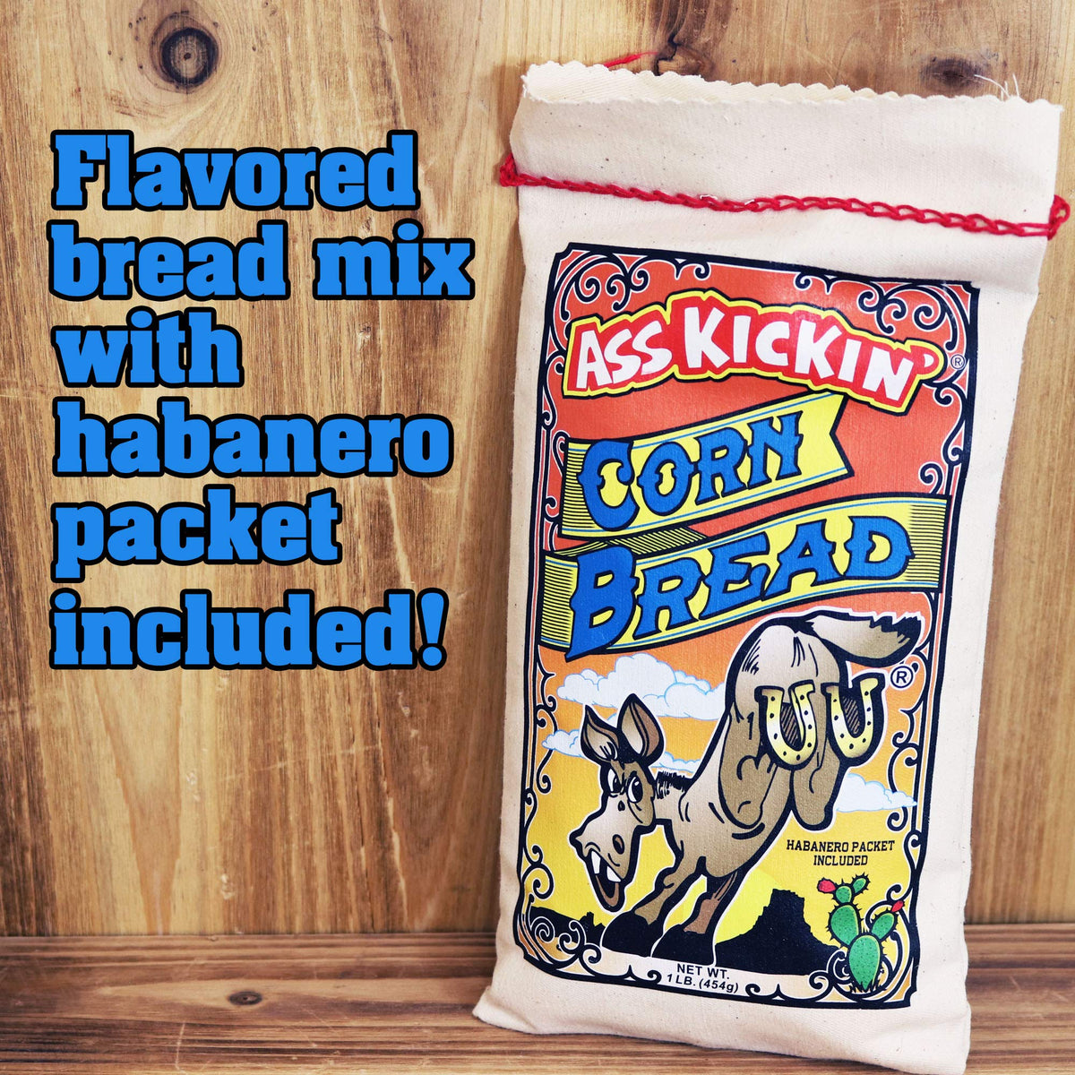 ASS KICKIN' Corn Bread Mix - 6 Pack - Premium Gourmet Gift - 16oz. - Try if you dare! …
