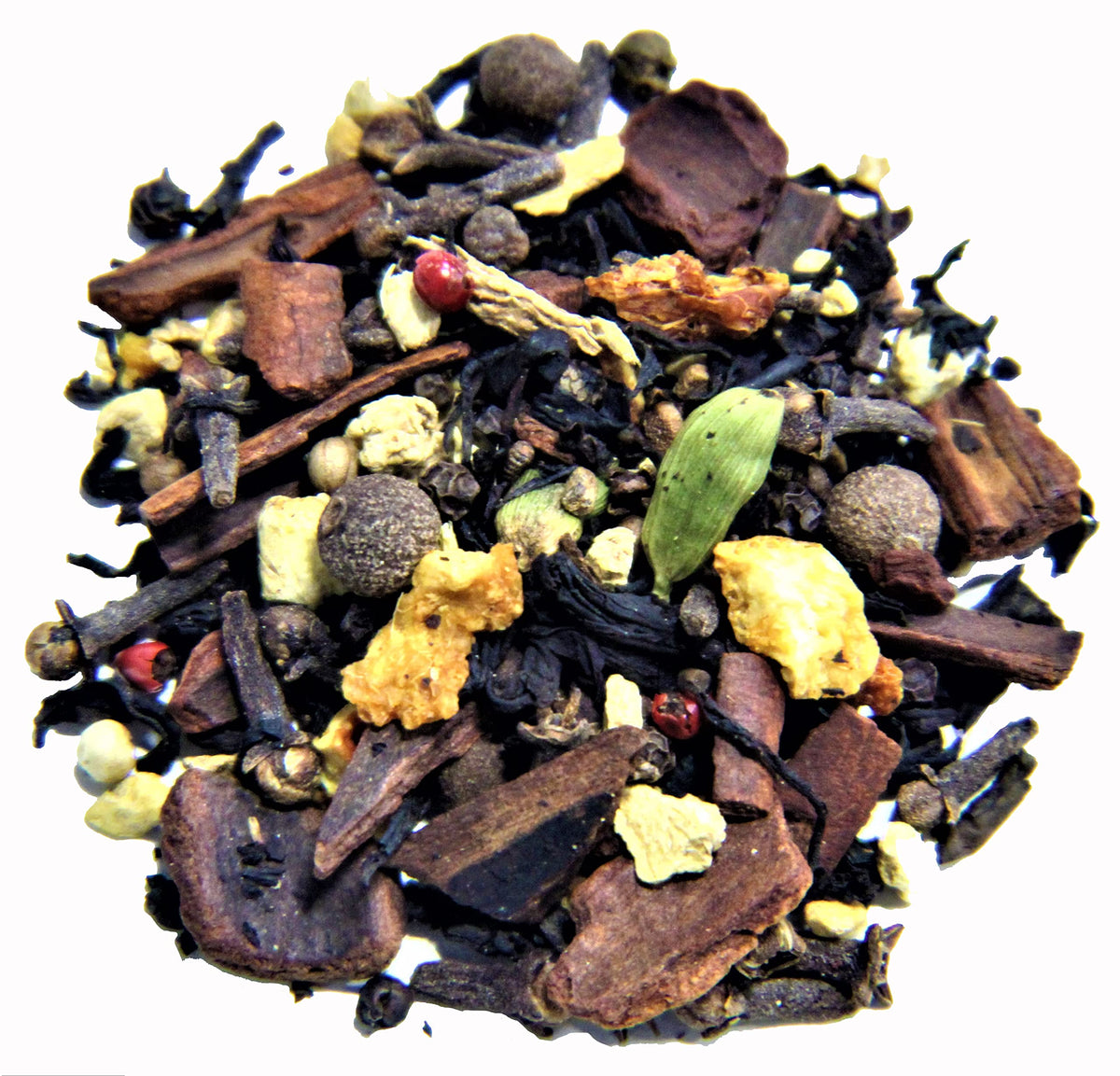 Nelson's Tea Chai Latte - Full-Bodied Black Tea with All-Natural Flavoring - with Spicy Chai blend with Cinnamon Chips, Peppercorns, Ginger Root