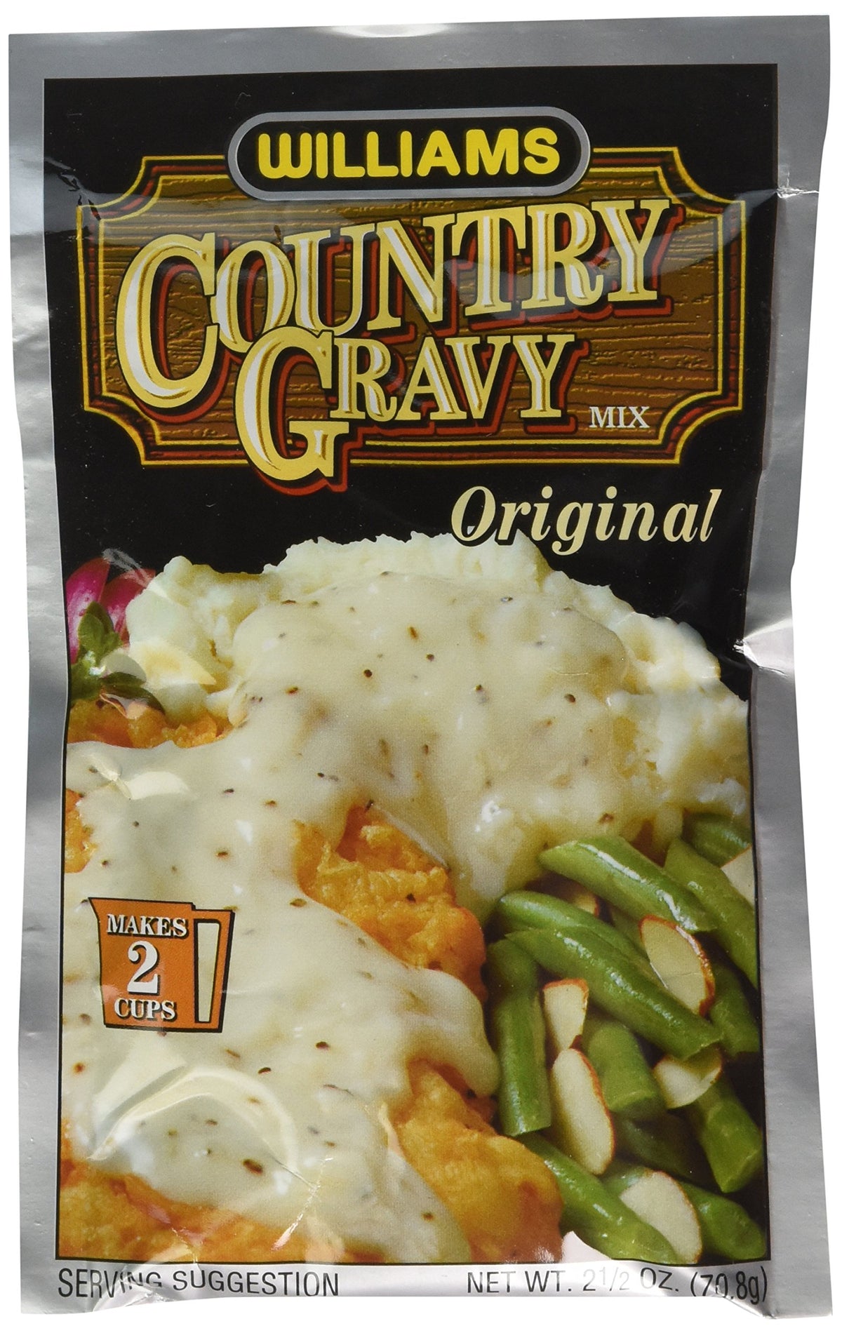 Williams Country Gravy Mix 2 Ounces (Pack of 12)