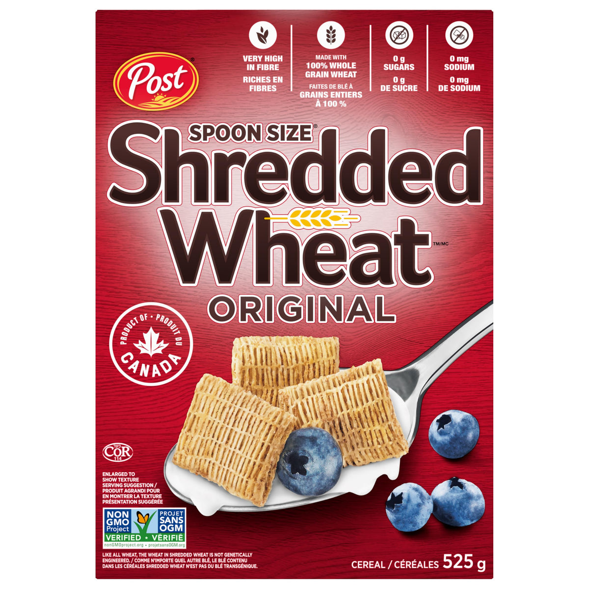 Post Spoon Size Shredded Wheat Original Cereal 525g