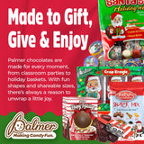 R.M. Palmer Milk Chocolate Mesh Coal, Crisp and Crunchy Candy, Individually Wrapped Christmas Candy Pieces, Making Candy Fun Since 1948 (Pack of 6)