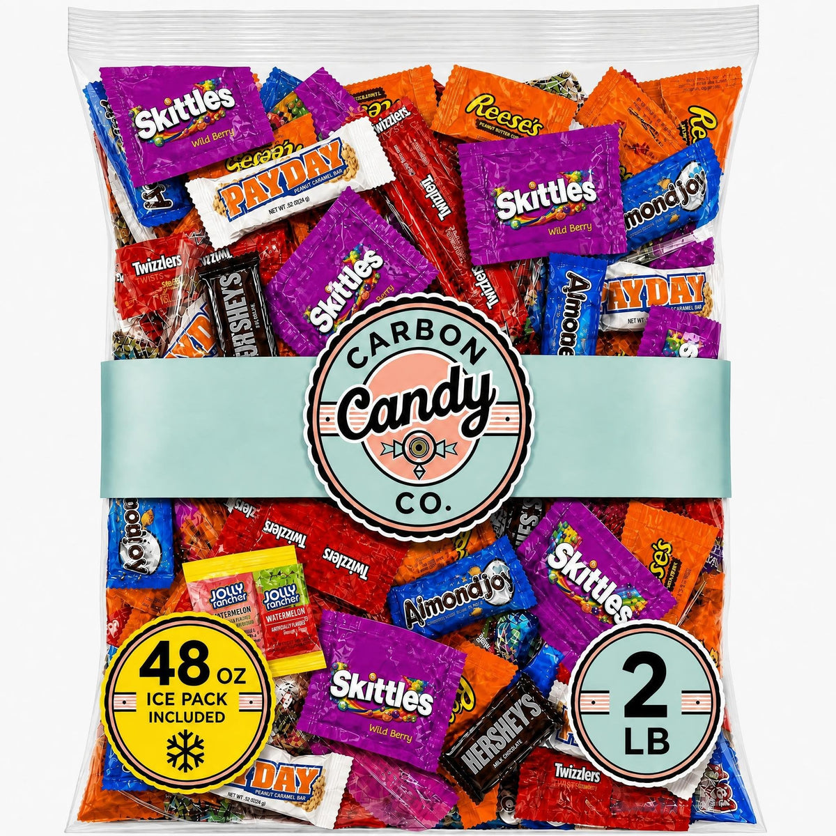 Bulk Pinata Candy & Chocolate Variety Pack, 2 Lb Individually Wrapped Mix