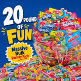Bulk Candy Variety Pack - 20 lb - Bulk Individually Wrapped Candy- Candies - Trick Or Treat Candies - Piñata Filler Stuffers - Pinata CandyStuffers