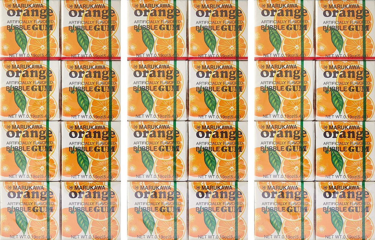 Marukawa Bubble Gum Orange 1.52oz (3 Pack)