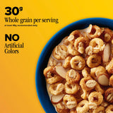 Cheerios Oat Crunch Almond Breakfast Cereal, Made with Whole Grain, Large Size, 18.2 oz