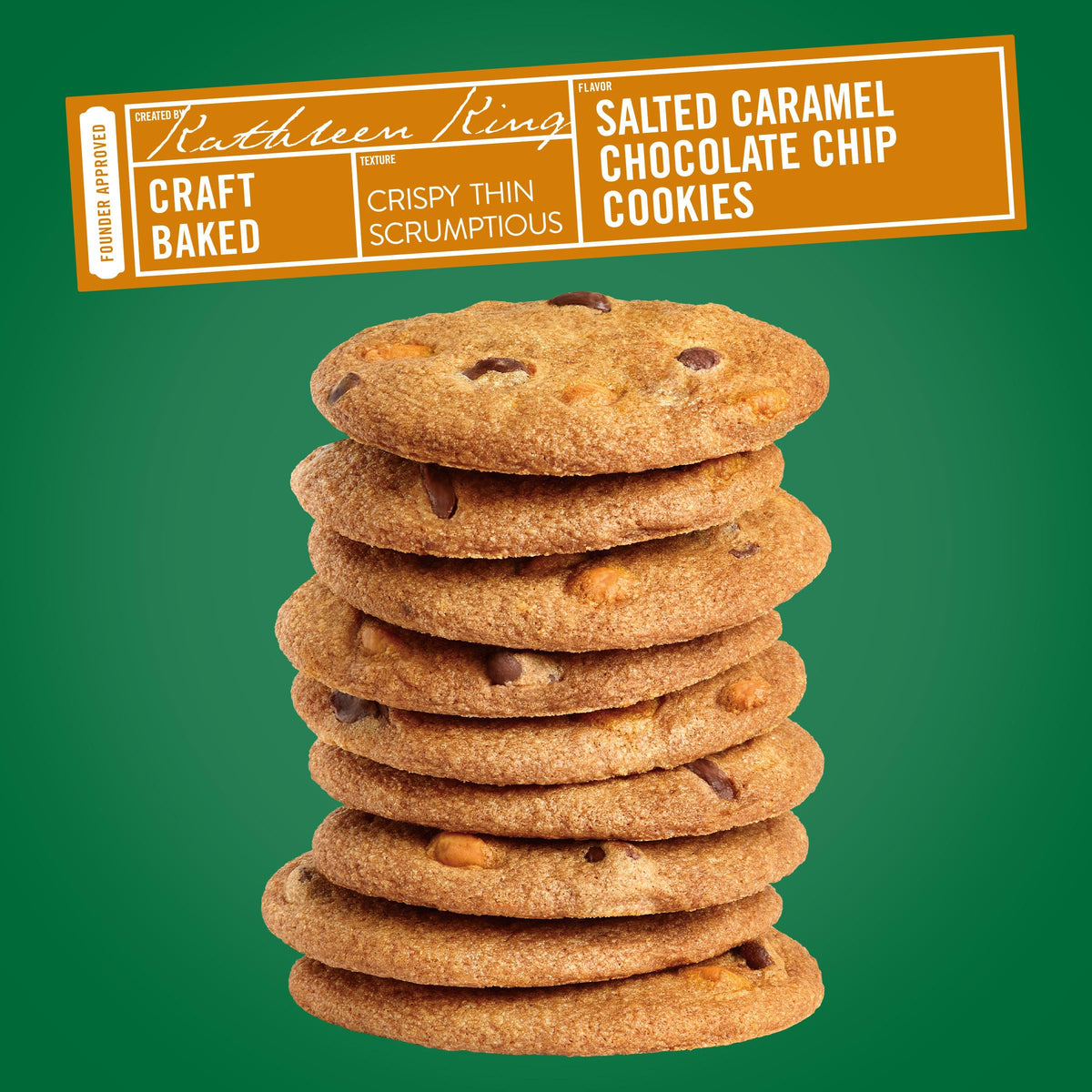 Tate's Bake Shop Salted Caramel Chocolate Chip Cookies, 6.5 oz