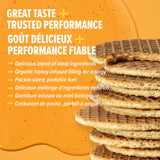 HONEY STINGER Organic Vanilla Waffles 12 Count, 1.06 OZ