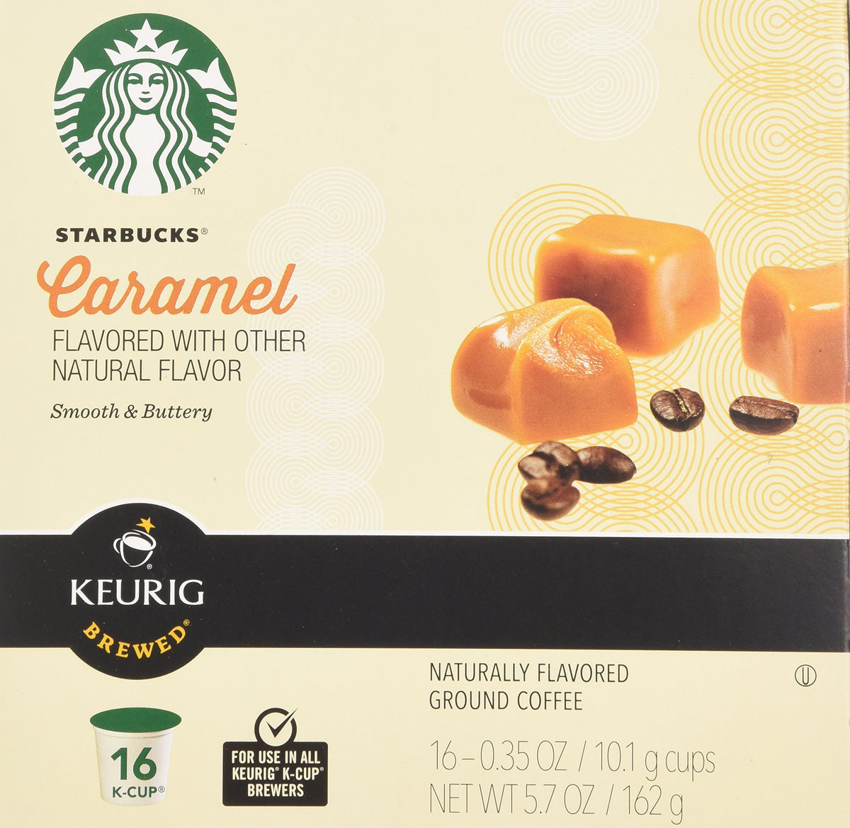 Starbucks Caramel Flavored K-Cup Packs, 32-count