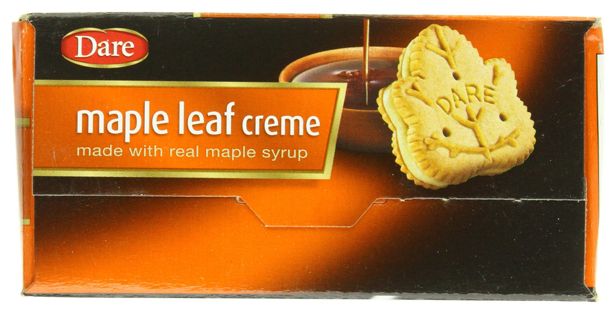 Dare Foods Maple Leaf Creme Filled Cookie, 10.2 Ounce - 12 per case.