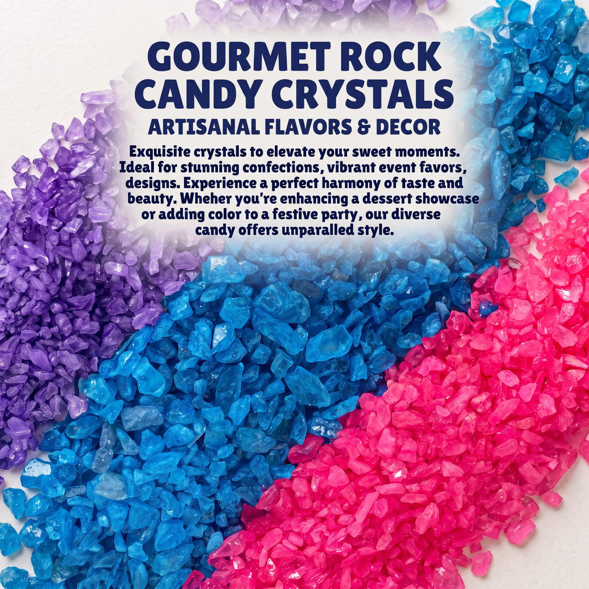 Carlotta's Bakery Rock Candy Crystals, 1 lb Bulk