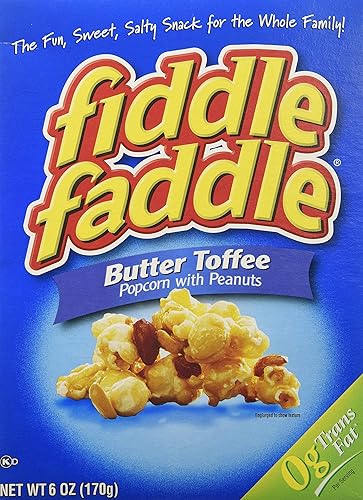 Fiddle Faddle - Butter Toffee with Peanuts - 2 boxes - 2 PACK