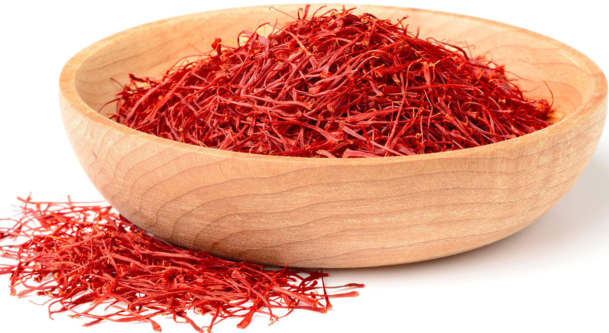 Premium Saffron Threads, Pure All Red Saffron Spice | Super Negin Grade | For Culinary Use Such as Tea, Paella, Golden Milk, Rice, & Risotto (5 Grams)