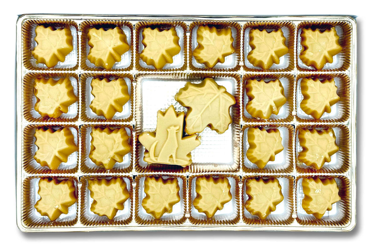 Nova Maple Candy - Pure Maple Syrup Sugar Leaf Candy (8 Ounces)