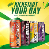 Mountain Dew Kickstart, Black Cherry, 12 Ounce (Pack of 6)