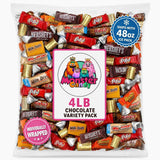 Chocolate Party Favor Candy Mix - 4 lb Pinata Stuffers Candy Bulk - Goodie Bag Stuffers for Kids Party Favors - Chocolate Candy Variety Pack Bulk