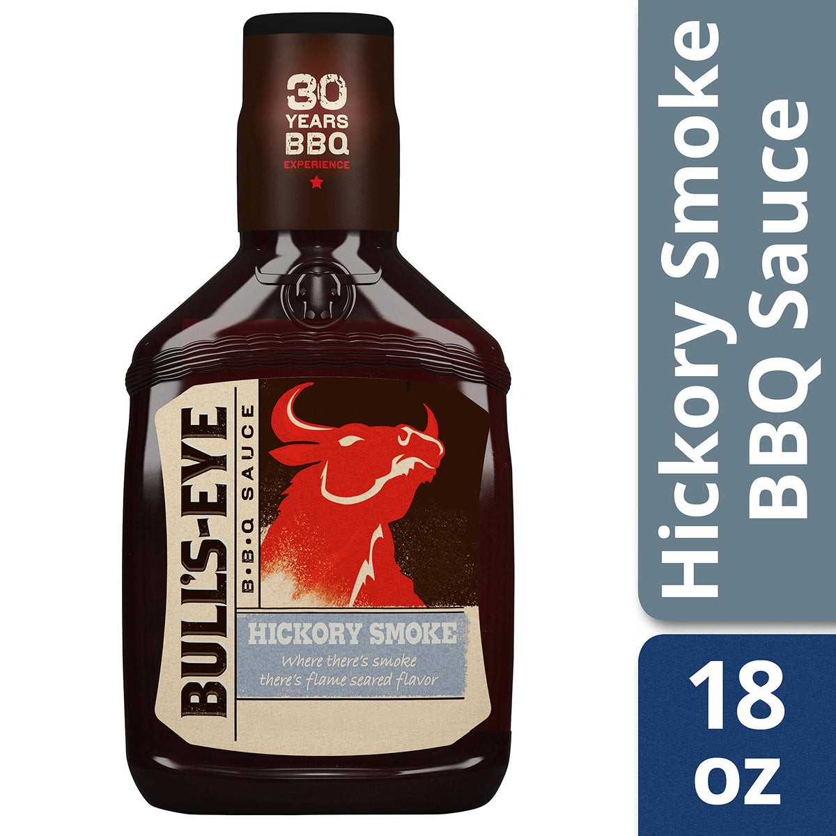 Bull's Eye Hickory Smoked Barbecue Sauce (18oz Bottle)