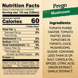 Prego Mushroom Pasta Sauce, 24 oz Jar