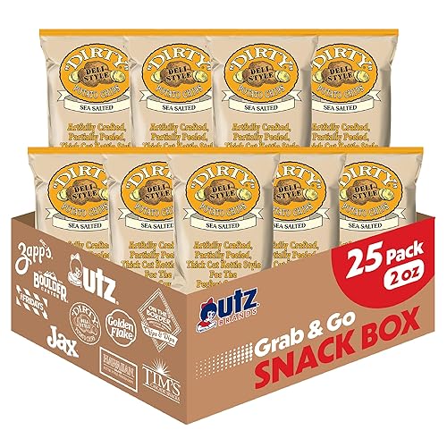 Dirty Sea Salted Potato Chips, 2 Ounce - 25 per case.