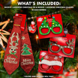 Fun Flavors Box Christmas Variety Pack Gift Basket Care Package (50 Count) Stocking Stuffers, Candy, Chips, Freeze Dried Candy, College Student Snack