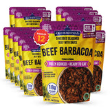 Old Hacienda Beef Barbacoa | 100% Shredded Seasoned Beef with Sauce | Fully Cooked & Ready to Eat | 18g Protein | No Preservatives, Artificial Flavors