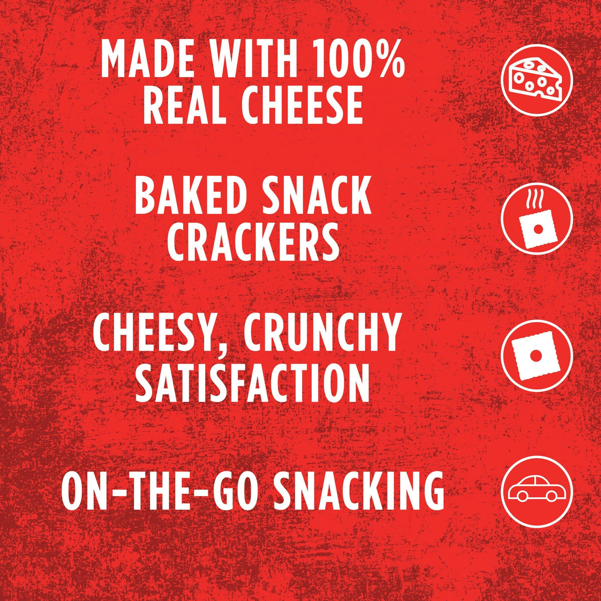 Cheez-It Baked Snack Cheese Crackers, Original, Single Serve, 1 oz Bags (12 Count)