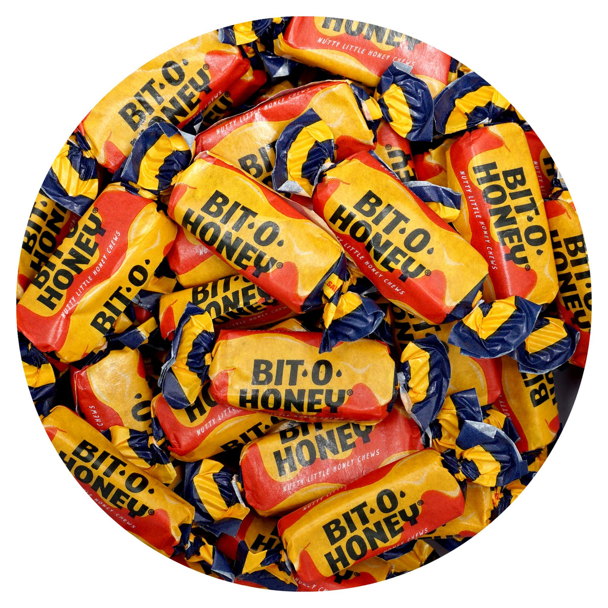 BitOHoney Candy, 2 Pound Bag, Individually Wrapped Candy, Honey Taffy