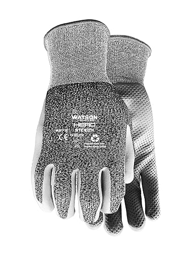 Stealth Watson Gloves Hero Sustainable Nitrile Coated Glove - Eco-Friendly, Made of Recycled Products, WasteNot Yarn (Extra Large)