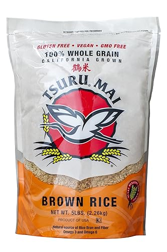 Tsuru Mai, California Brown Rice, 80 oz