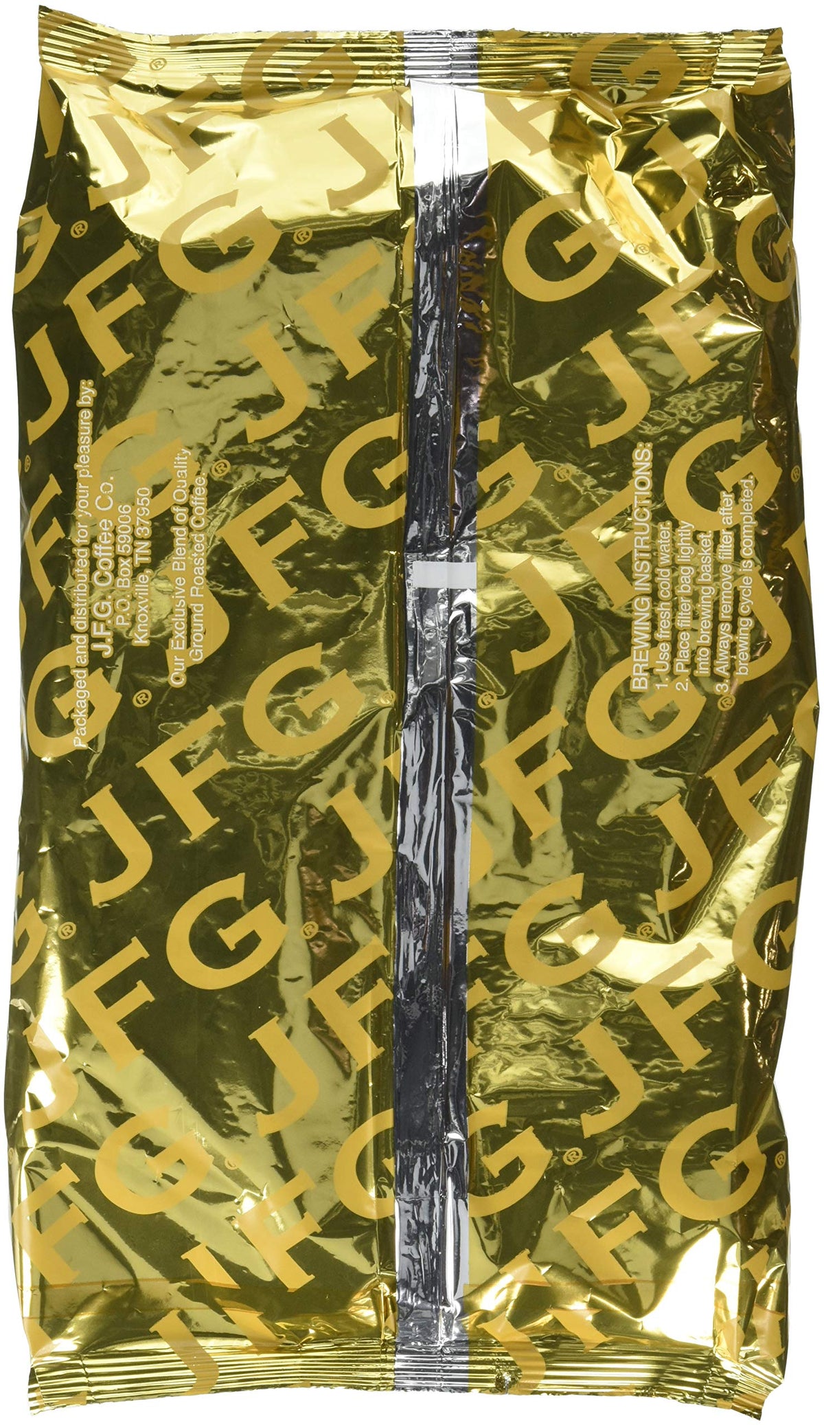 JFG Medium Roast Coffee Cafe Blend - Filter Pack, 1.3 Ounce - 42 per case.