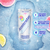 Accelerator Active Energy Drink, Citrus Freeze 12oz can (12 pack)