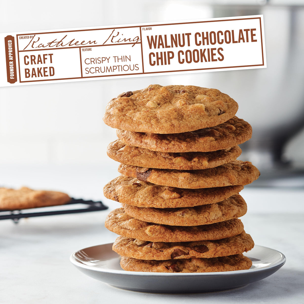 TATES BAKE SHOP Chocolate Chip Walnut Cookies, 7 OZ