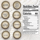 Ultra Thin Rice Cakes - Whole Grain Brown Rice Cakes Salted - Fat Free, Non GMO, Gluten Free Rice Cakes - Low Calorie Snacks - All Natural - 3 Pk