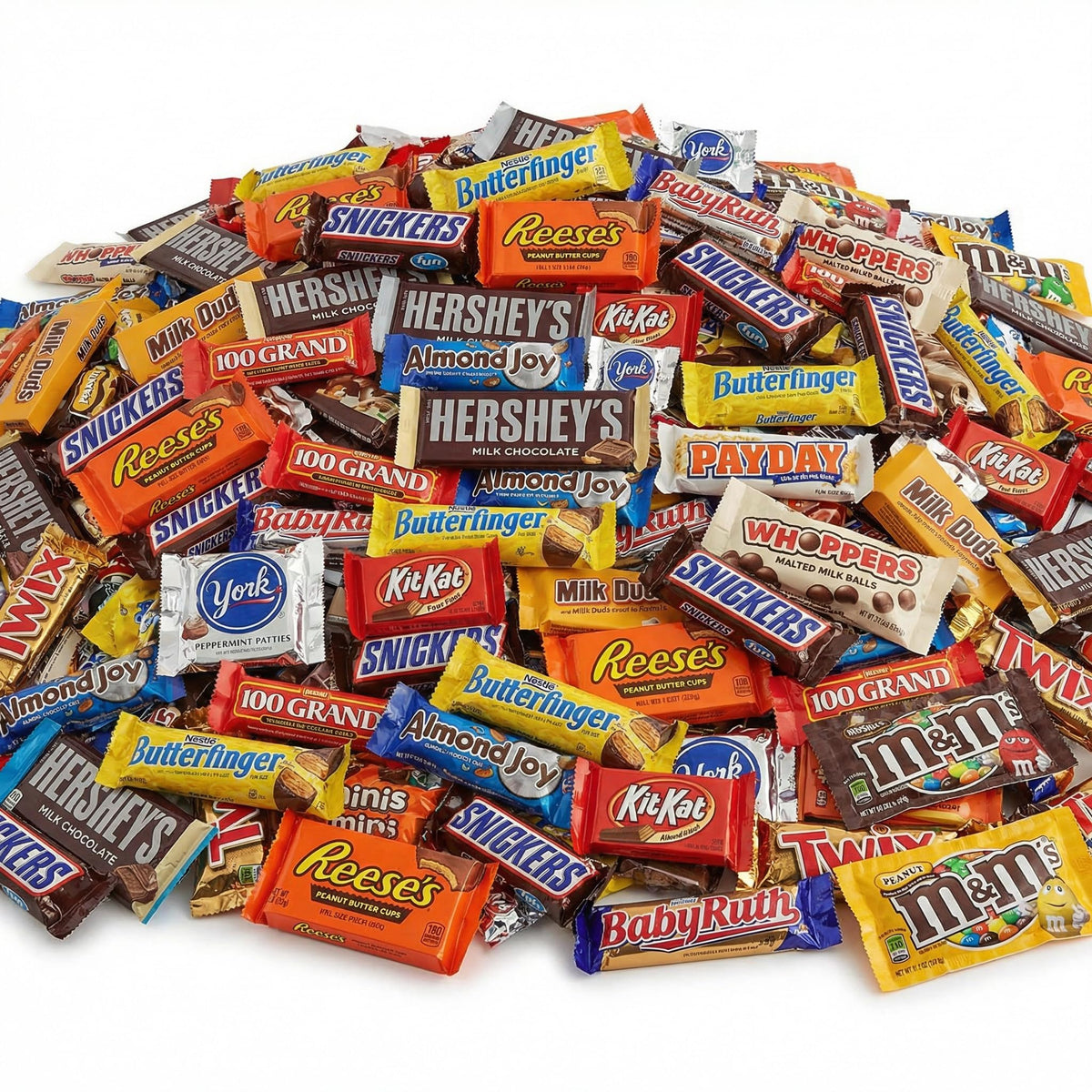 CANDYMAN Bulk Chocolate Candy Variety Pack, Individually Wrapped, 20 lb