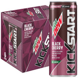 Mountain Dew Kickstart, Black Cherry, 12 Ounce (Pack of 6)