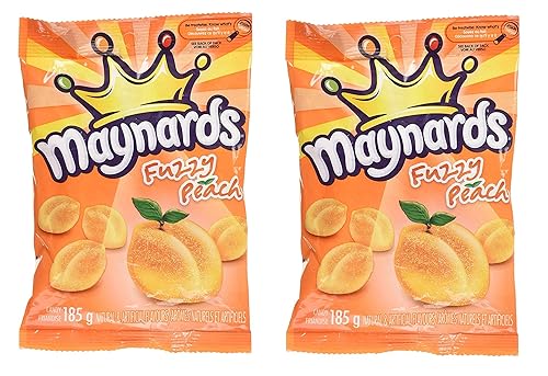 Maynards Fuzzy Peach Candy, 185g, 2ct, Imported from Canada}