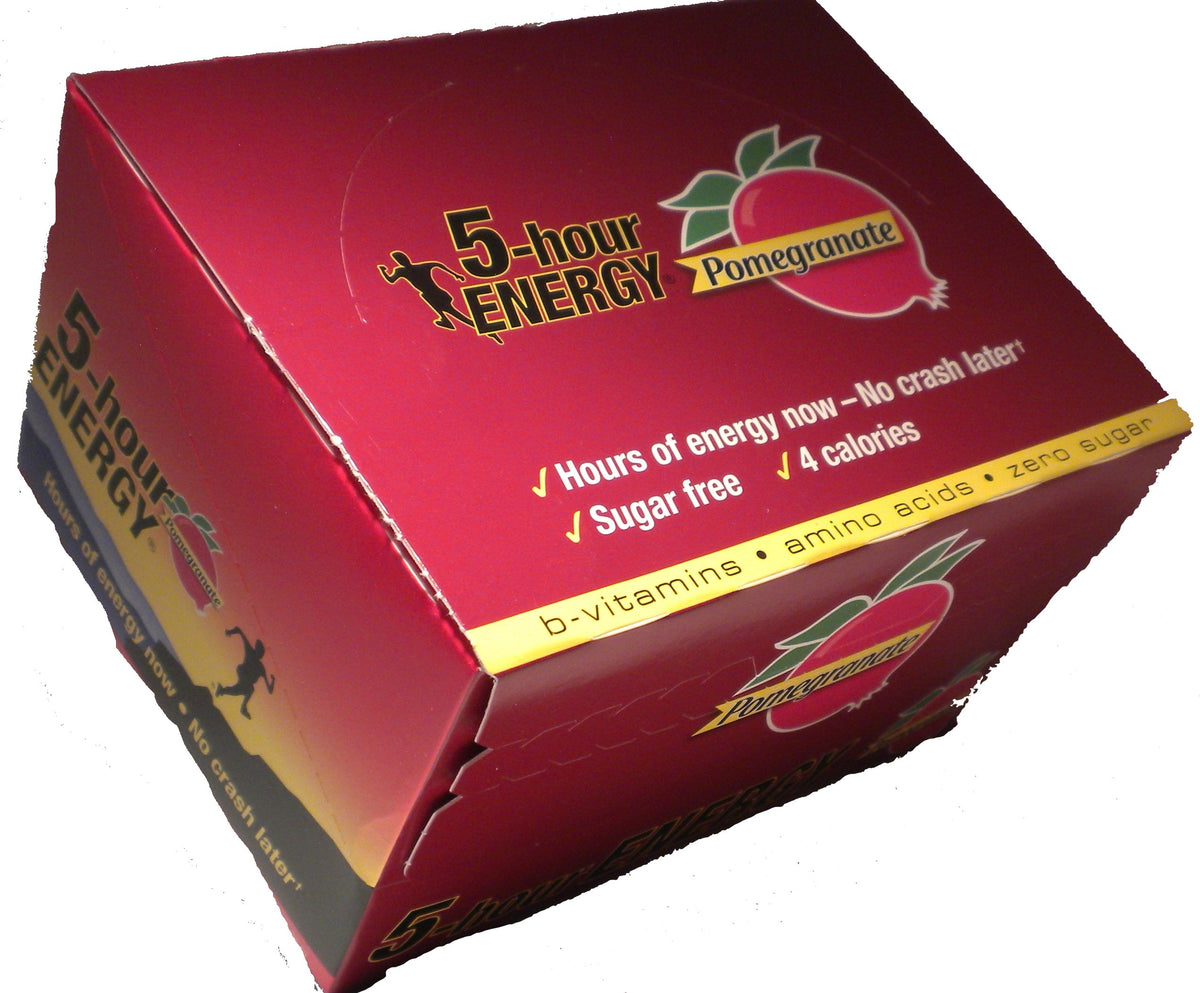 5-hour Energy Pomegranate Liquid Energy Drink 2 OZ Pack of 12