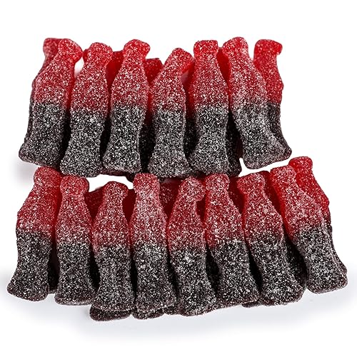 Smarty Stop Sour Cola Bottle Gummy Candy (1 Pound, Cherry)