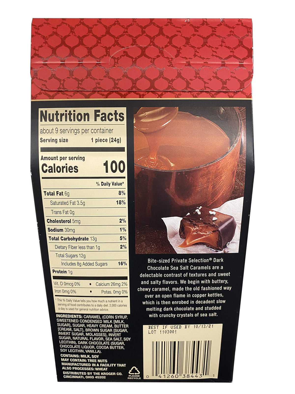 Private Selection - Dark Chocolate & Sea Salt Caramel (7.5 Oz)