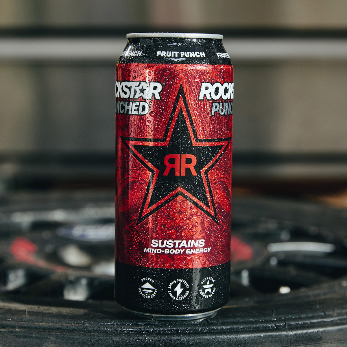 Rockstar Energy Drink Punched Hardcore Apple, 16oz Cans (12 Pack)